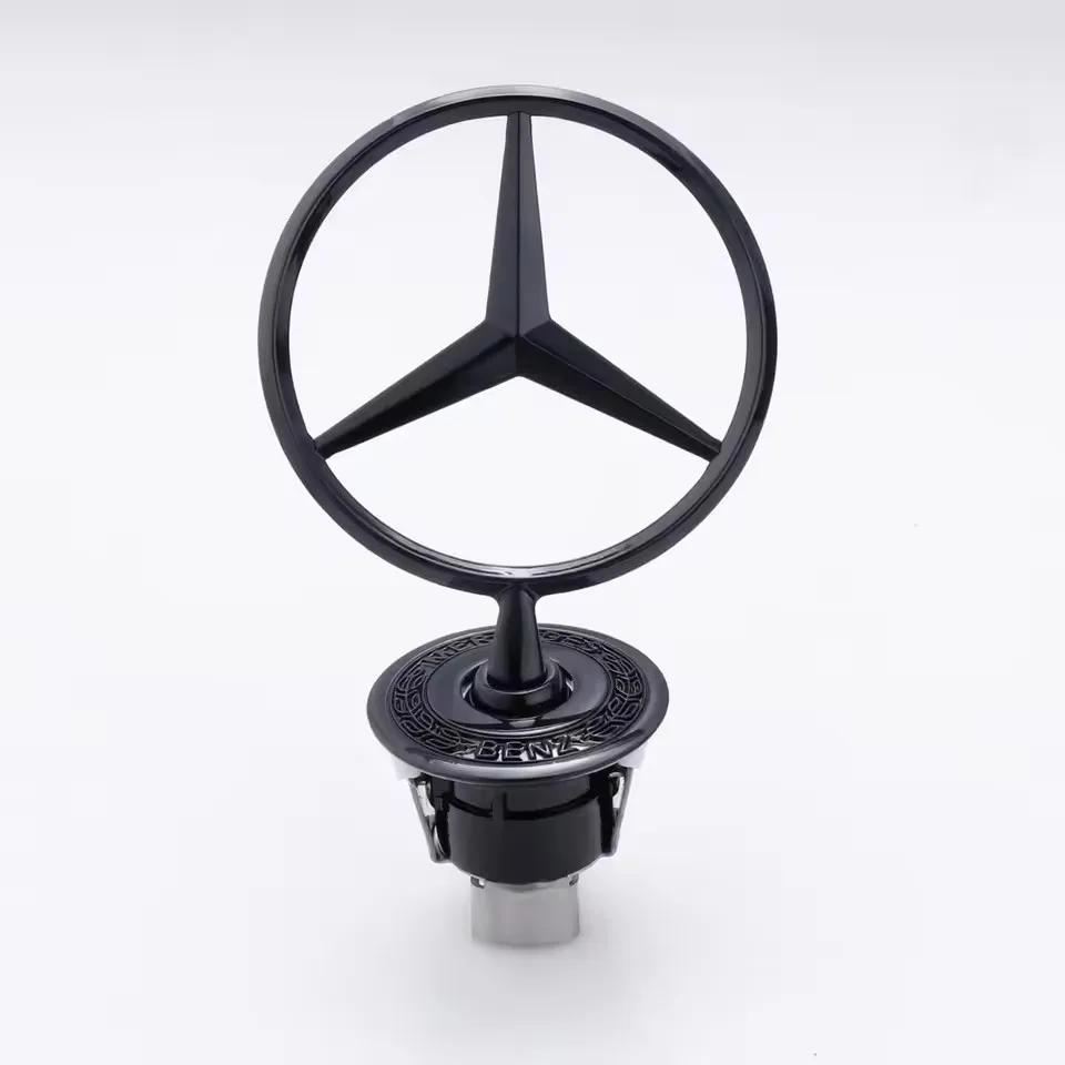 UTES2 Metal Star Bonnet Hood Logo Emblem Badge AMG Maybach For Mercedes Benz W204 W205 W203 W211 W212 W213 C180 C200 E200 E260L S A1
