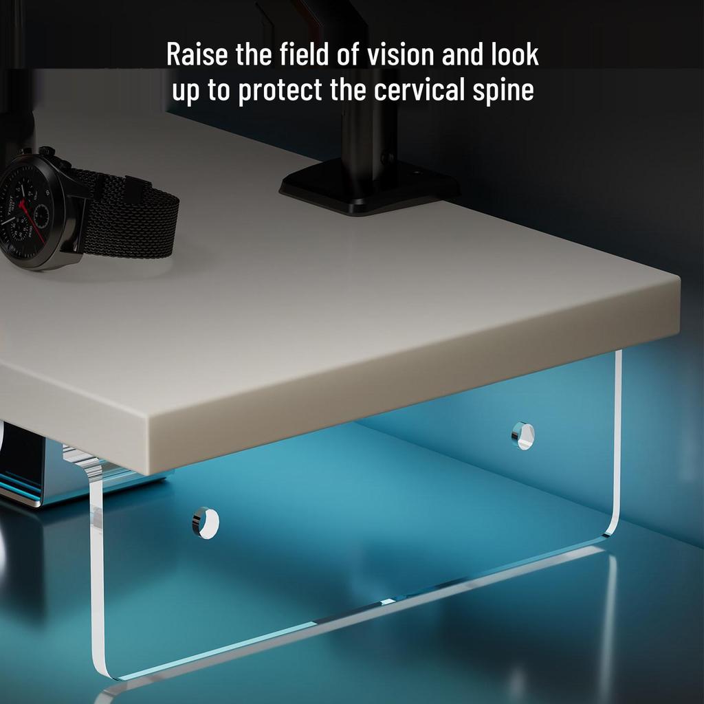 Creative E-sports Acrylic Laptop Stand with Adjustable Desktop Display Support