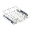 Pull Out Cabinet Organizer Basket Slide Drawer Storage Rack Iron Construction Easy
