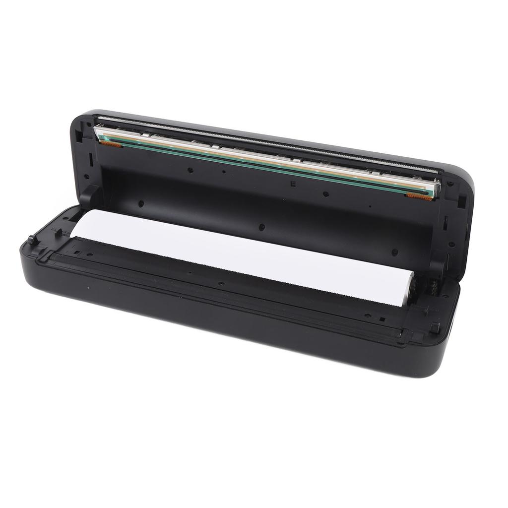 Tragbarer Thermodrucker für unterwegs, kabellos, Bluetooth, 203 dpi, 2600 mAh, wiederaufladbar, A4, tintenlos,