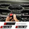 Auto Frontgrill Emblem ABS SQ Abzeichen Für SQ3 SQ5 SQ7 SQ8 Logo Auto Styling Aufkleber Dekorative Modifikationszubehör