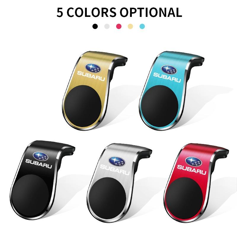 1x Auto Magnetischer L-förmiger Auto-spezifischer GPS-Handyhalter Emblem Für Subaru Forester Impreza Outback Legacy Tribecacar WRC XV