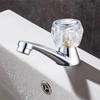 1pc Basin Faucet Zinc Alloy Bathroom Wash Basin Faucet Deck Mount Single Hole Cold Tap Balcony Home Hotel Toilet Faucet