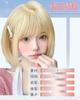 Sofeiyan Wig Bob Blonde Short Straight Full Wig Wig for Everyday Use Natural Small Face Ladies Female Crossdressing Heat Resistant Wig with Wig Net