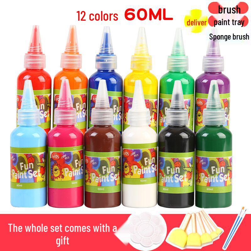 Children's Round Sponge Brushes for Art & Painting - Mushroom Head Tools for DIY Graffiti and Kindergarten Use