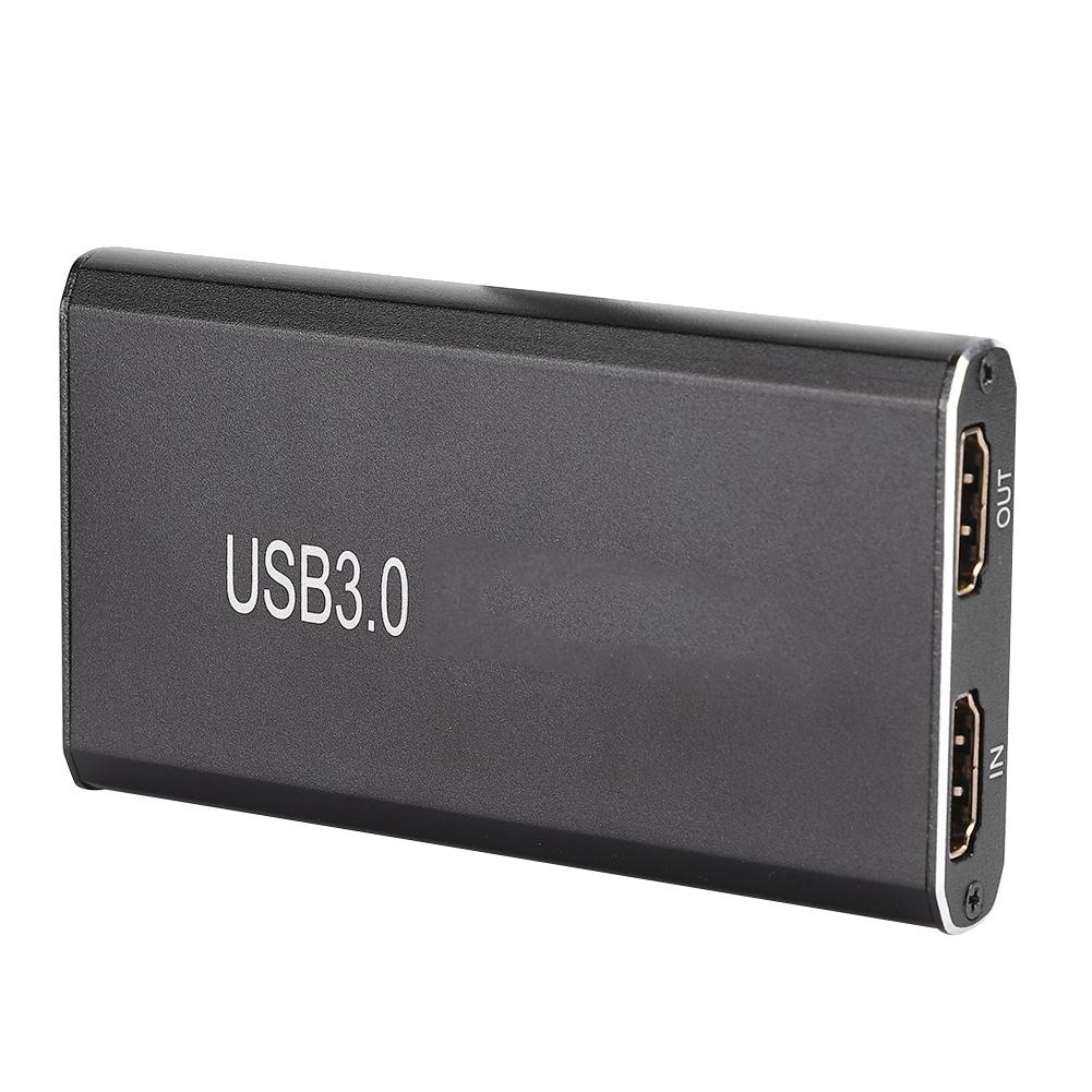 Capture Card USB To HDMI 1080p60 Frame Video Capturing Box Drive Free Computer Accessories