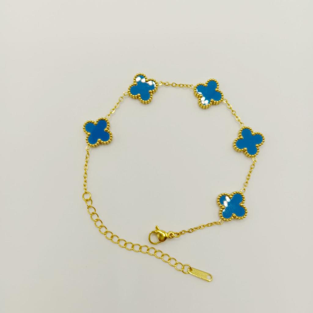 Four-leaf Clover Bracelet for Women Fashion Accessories Simple Student Bestie Bracelet