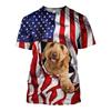 Fashion 3D Dog Pet Print Men's T Shirt Casual O-neck Loose Short Sleeve Tops Fashion Trend Summer Oversized T-shirt Men Clothing