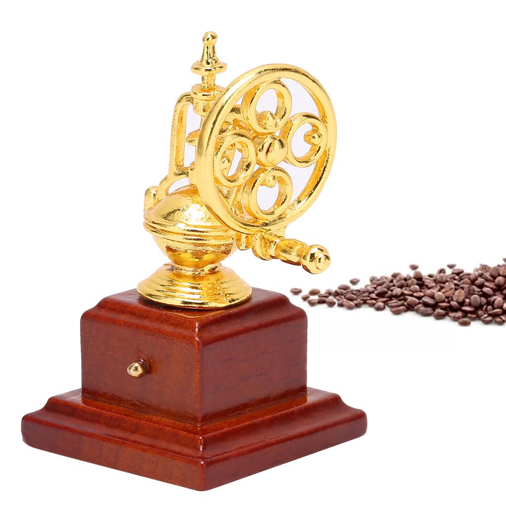 1:12 Metal Coffeemaker Simulation Kitchen Furniture Doll House Miniature Accessories