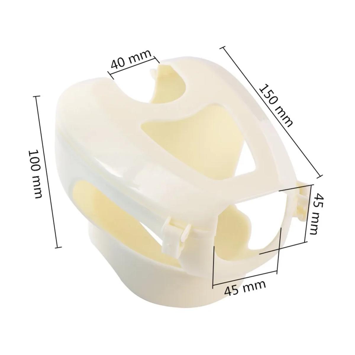 1Pc Pigeon Fixed Frame Rack For  Feeding Giving Medicine Injection Vaccination Measuring Size Wearing Foot Rings Bird Supplies белый