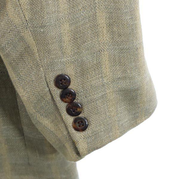 GIVENCHY linen tailored jacket L Brown Men's Used