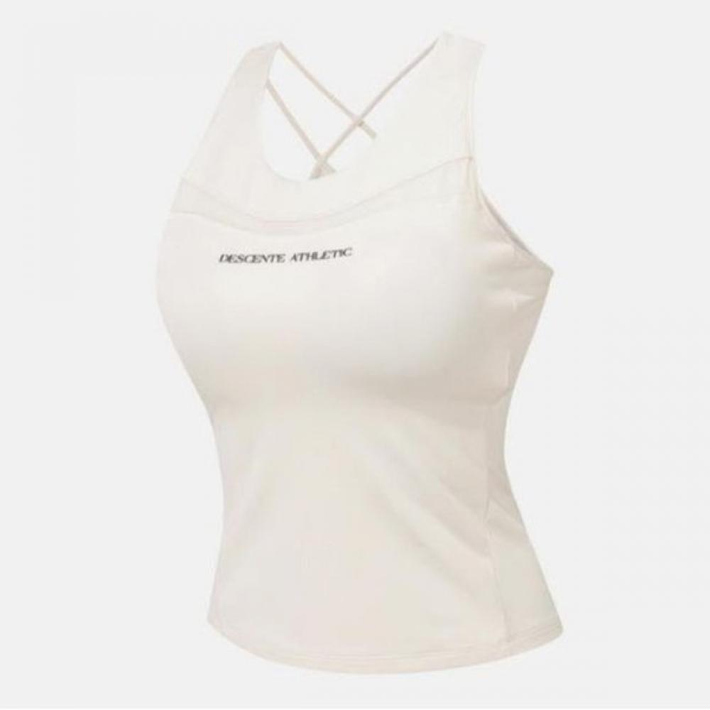 

DeScente Bra Top Cqk Sq122pbr12 Crm Women S Long Bra Top Cream 85