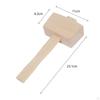 Wooden Hammer Ice Mallet Portable Multifunctional Bartender Tools Wood Bar Accessories for