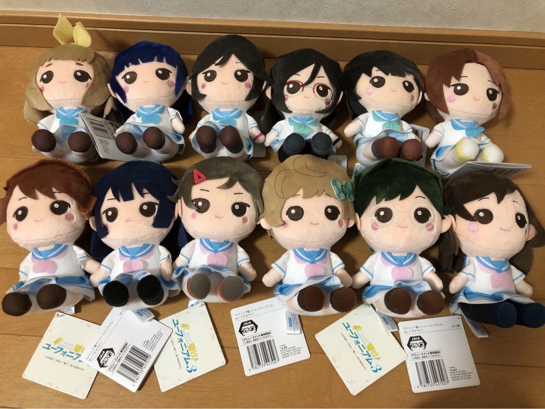 

[Б/У] Sega Prize TV Аниме Звук! Эуфониум 3 Плюшевый Том. 1-6, всего 24 типа