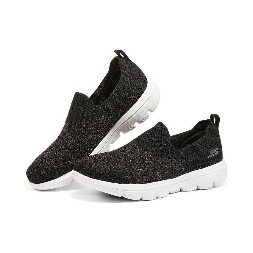 Skechers Go Walk Evolution Ultra Slip-On Low-Top Casual Shoes Women sneaker Black 15776-BKMT