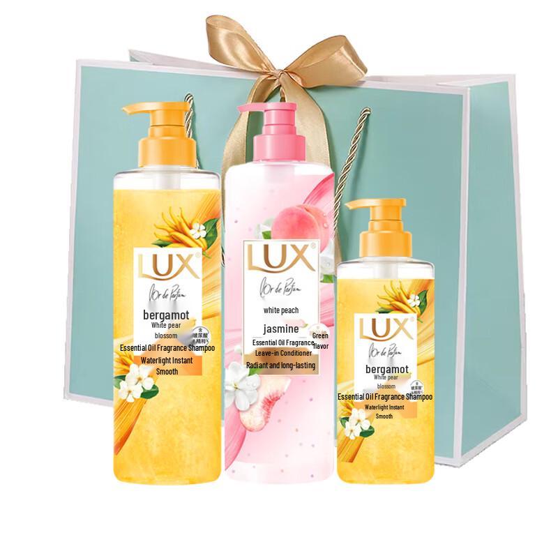 Lux Bergamot Pear & Peach Jasmine Hair Care Set