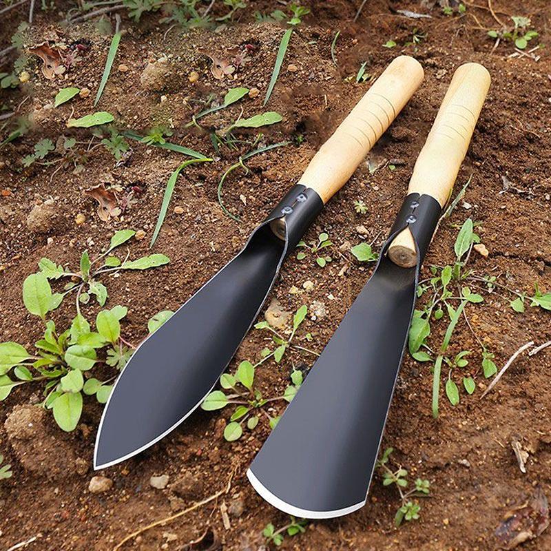 Multifunkční zahradní nářadí lopata na kopání divoké zeleniny, pohon mořských rostlin, květin, lopata na zahušťování půdy, železná motyka, lopata na pletí