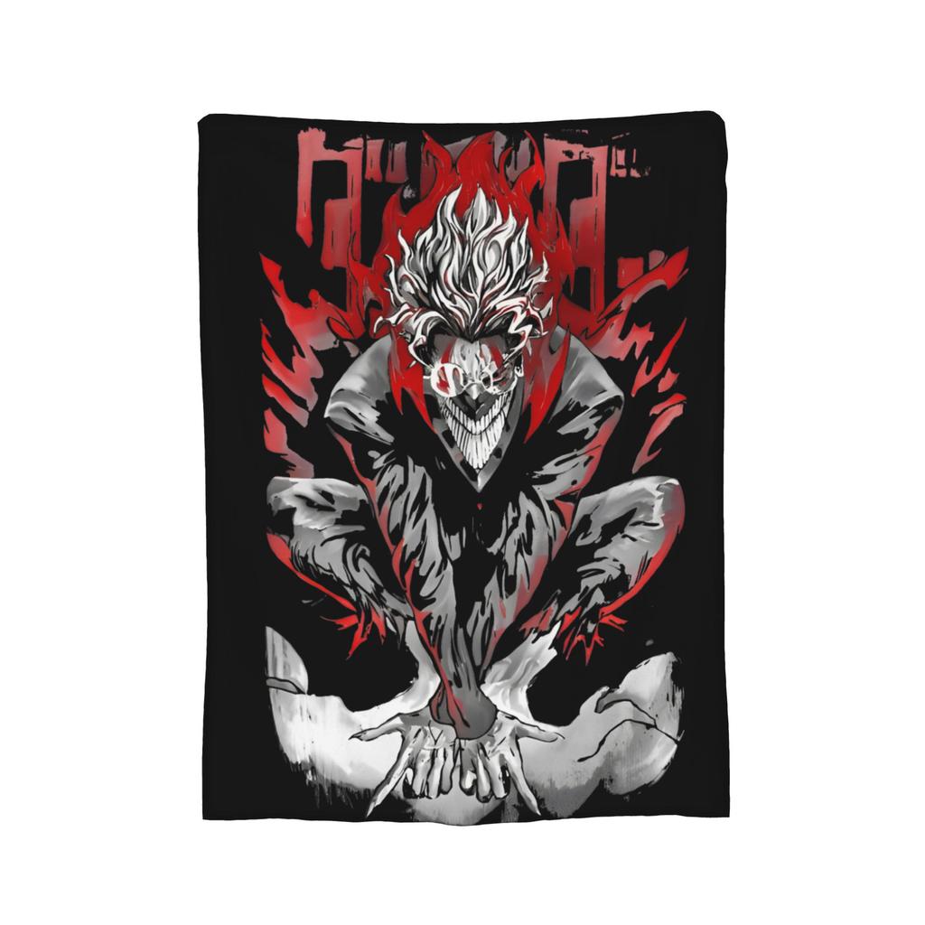 Anime Okarun Dandadan Flannel Blanket Awesome Throw Blankets for Sofa Bedding Lounge 125*100cm Quilt,