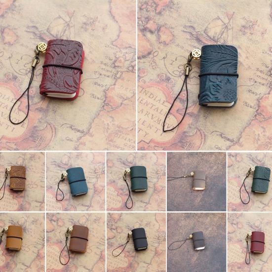 Vintage Armas Mini Märkmik Kunstnahast Kaane ja Rihmaga Täidetav Väike Reisi Päevik Tasku Päevik Reisimiseks Kirjutamiseks