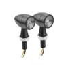 Amber Motorcycle Running Indicator Lamp Mini LED Turn Signal Moto flashing Light Motorcycle Blinker