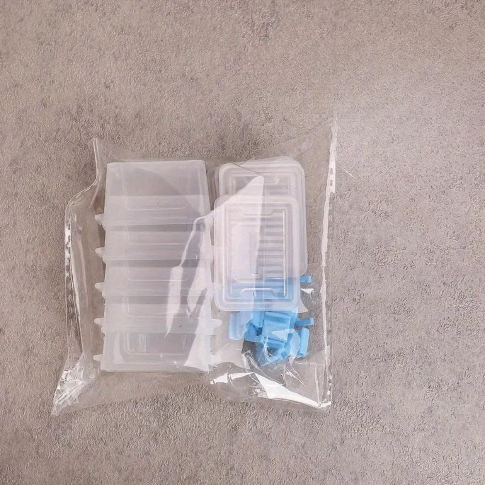 10pcs Dollhouse Mini Storage Box Plastic Suitcase,Compact Design,Sturdy Construction,Mini Organizer,Office Supplies,DIY Projects