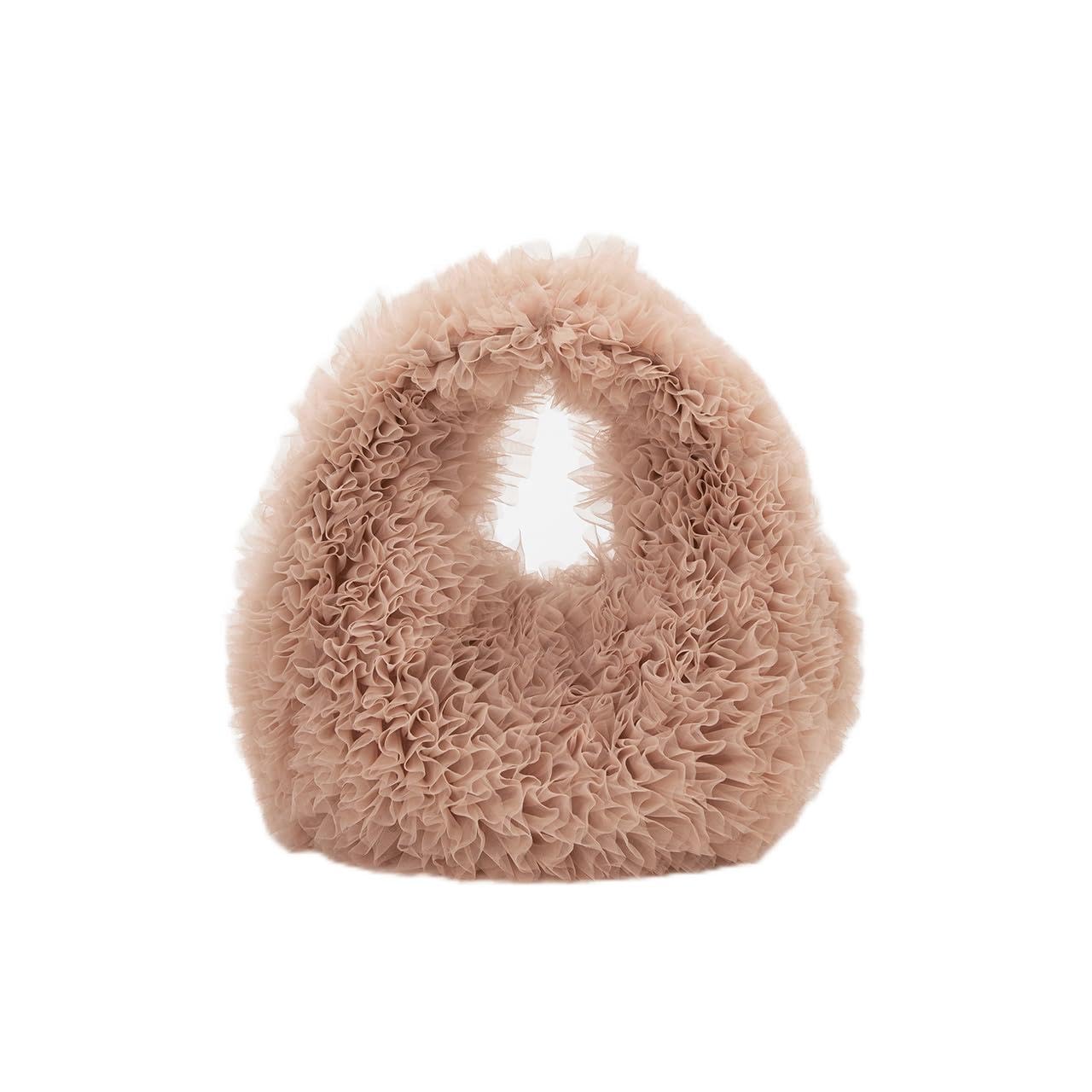 Random Frill Tulle Bag [TREASURE TOPKAPI] (Beige) бежевый
