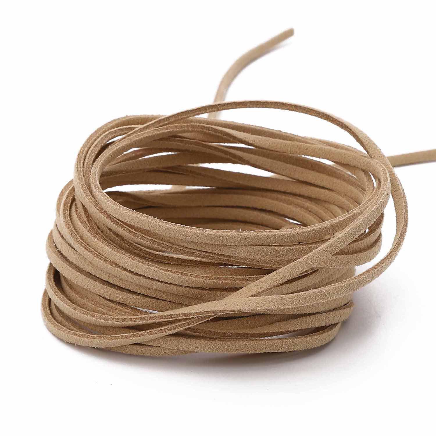 

Шнур из корейской замши 3 мм для изготовления украшений: Ловец снов, Ожерелье, Браслет Сделай сам