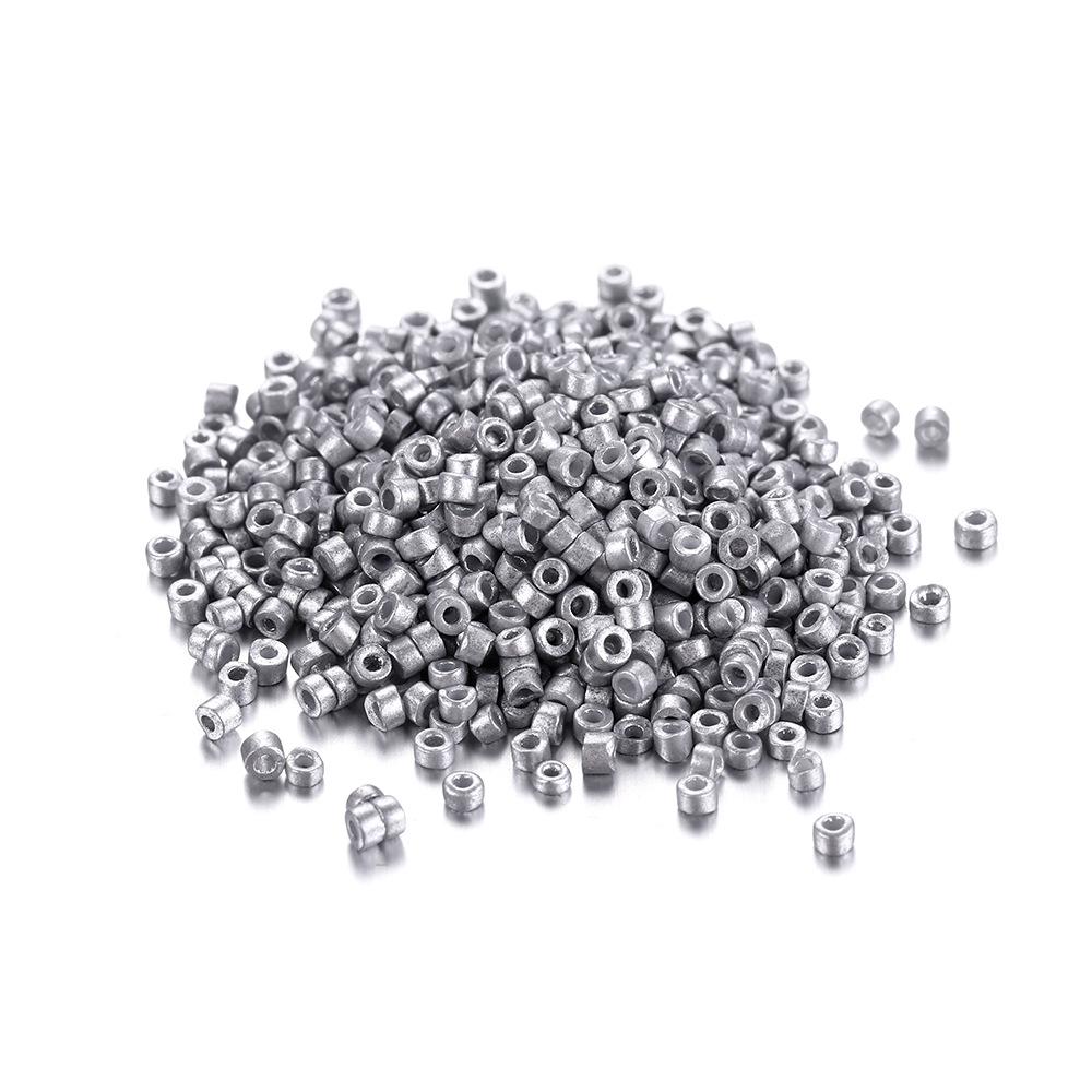 Handgefertigtes DIY Saatperlen-Set: 25 Farben, 2 mm, 1800 Stück, Röhrenzubehör