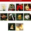 Tabletop Artificial Christmas Tree Set Small Mini Christmas Tree Set with Lights