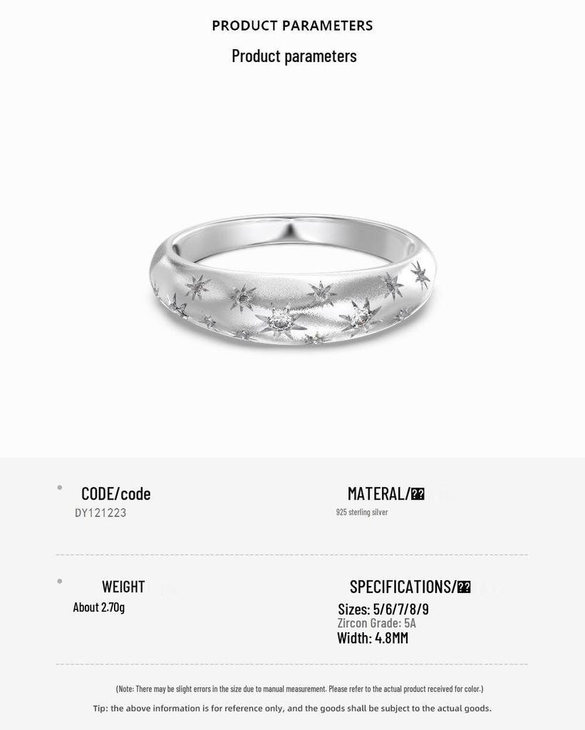 Dámský prsten ze stříbra S925: Vánoční mašle, design hvězdy, měsíce, srdce lásky