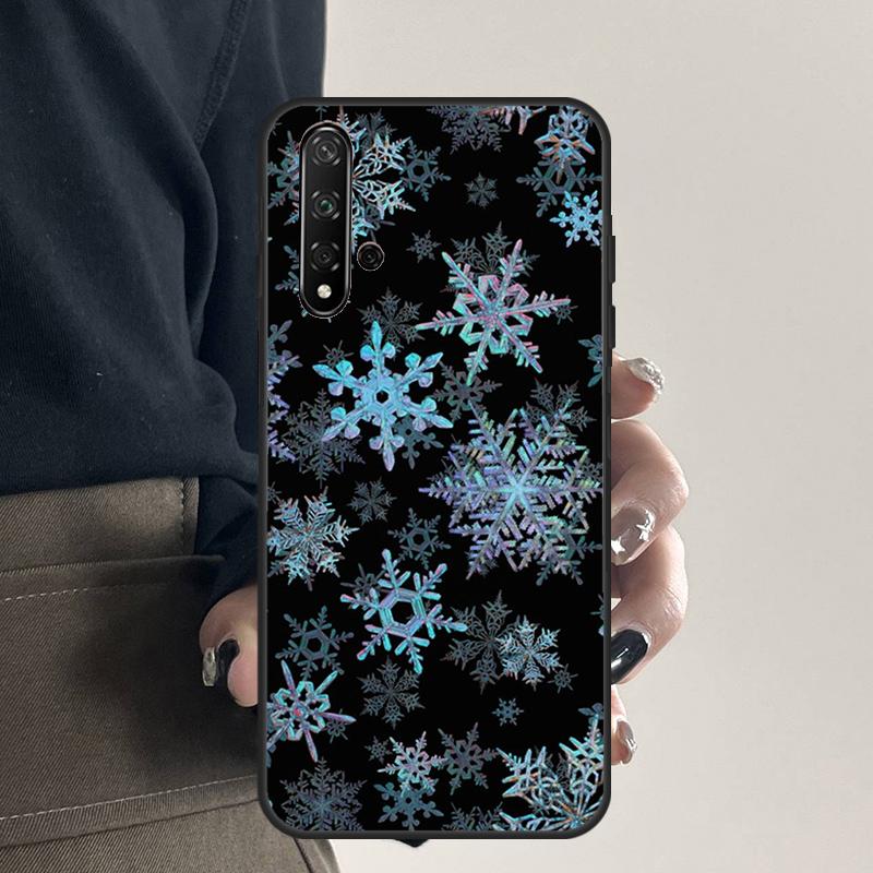 Snow Snowflake Winter For Huawei Nova 12s 12i 11i 7i 8i 9 10 SE Y91 Y90 Y60 Y70 Y72 Y61 P60 Pro P30 P40 Lite Case