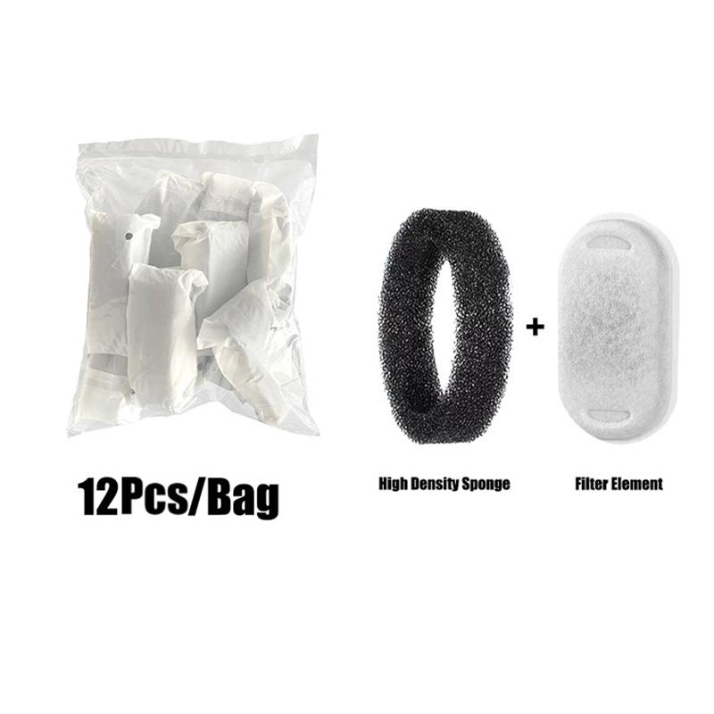 4/6/8/10/12Pcs Replacement Filter For Cat Dog Water Drinking Fountain Carbon Replaced Filters Fountain Replace The Core Dispense