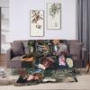 Jamie Campbell Bower Decke Weiche Plüsch-Überwurfdecke für Couch Sessel Sofa Bett Dekorative Flanell-Tagesdecke Bettbezug