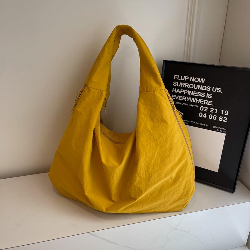 

2026 Fashionable Women s Large Capacity Canvas Shoulder Tote Bag 48*19*34 жёлтый