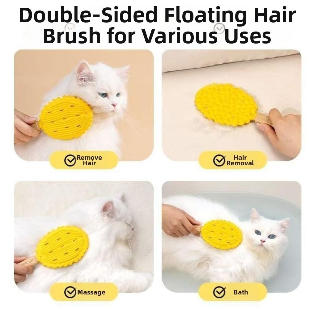 Soft Pet Grooming Brush Durian Shape Cats Hair Removal Comb Pet Hair Cleaner Brush  Daily Grooming