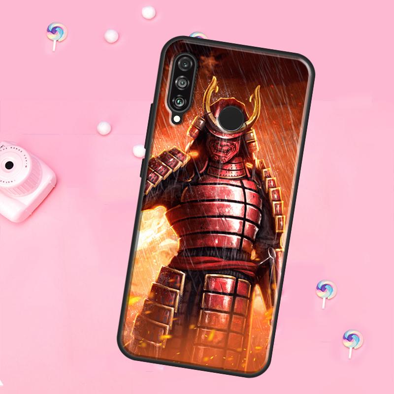Samurai Fodral för Huawei Nova Y90 Y70 Y60 Y91 Y61 Y73 Y72 12s 12i 11i 8i 9 10 SE P40 Lite P60 P30 Pro