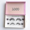 Clear Glue Super Fine Soft Band False Eyelashes Slef Adhesive Sticky Handmade Press on Strip Half Lashes