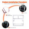 Per Land Rover Discovery Sport 2015-2019 Cornice Copri Pannello di Controllo CD, Bocchetta Aria Condizionata Console Centrale Auto