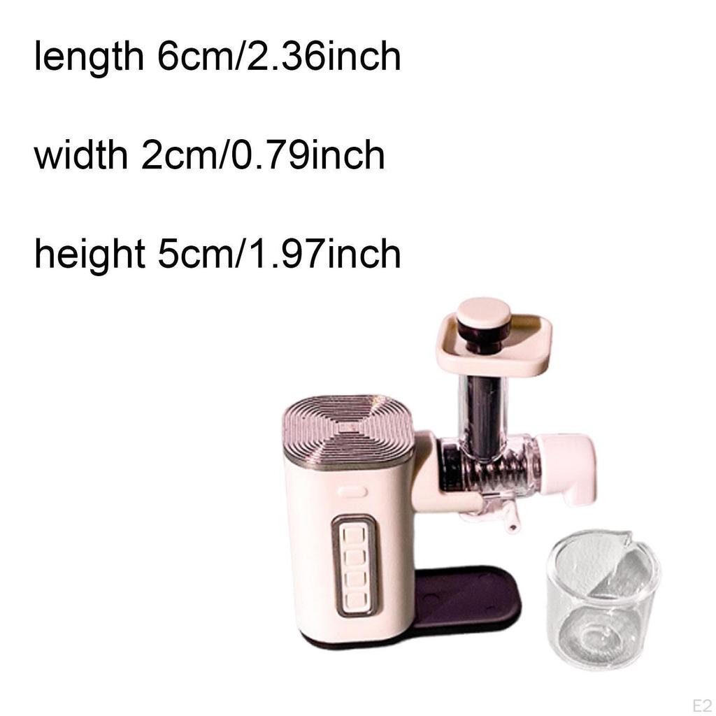 Dollhouse Juicer Model Accessory 1/12 Decoration Classic Photo Props Tiny Furniture Ornament