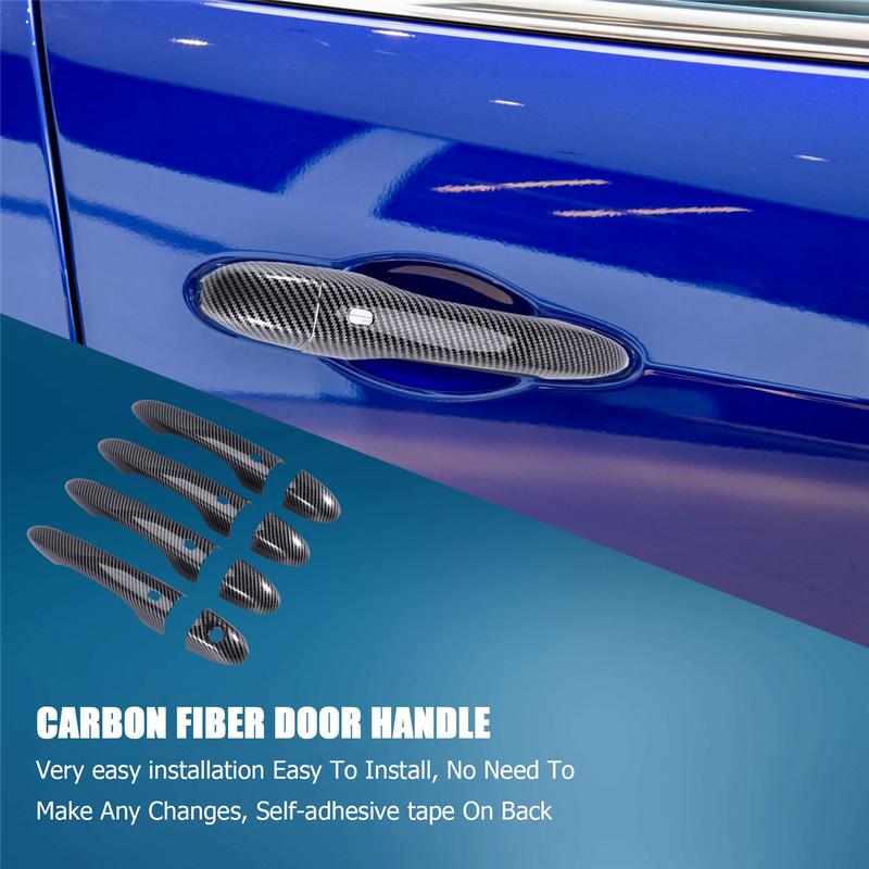 Carbon Fiber Outer Door Handle Cover Trim Decoration for Maserati Levante 2016 2017 2018 Ghibli 2014-2018 Quattroporte