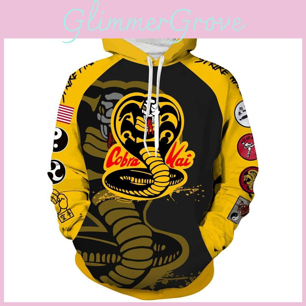 The Karate Kid Cobra Kai Hoodie 3d Animation Weich Bequem Cosplay Pullover