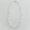 August Harmony 925silver Pebble Quartz Gem Necklace