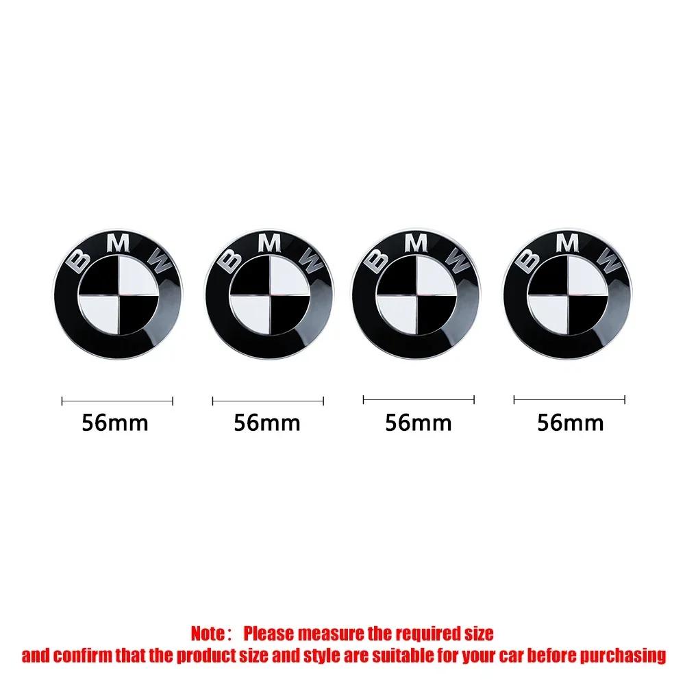 KSMH6 56/68mm Auto Hub Caps Car Wheel Center Cover Hubcaps Decoration Accessories for BMW 1 3 5 7 Series M M3 M5 M6 F01 F20 F10 X5 E36