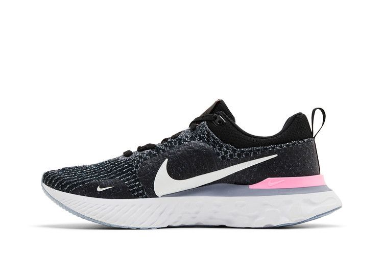 Nike React Infinity Run Black Football Grey Pink