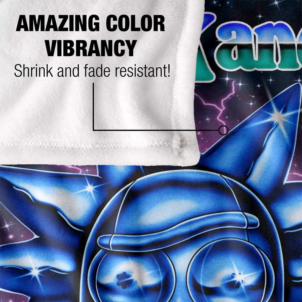 Rick And Morty Chrome Blanket