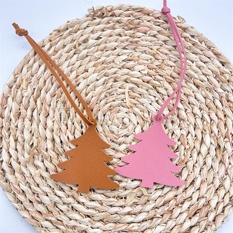 Personalized Christmas Tree Ornament Pendant & Car Key Lanyard