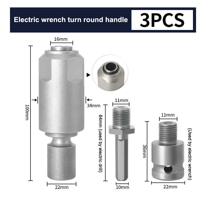 Multi Functional Hand Drill To Electric Hammer Conversion Head 1/2 Adapter For Converting Impact Wrench To Electric Hammer