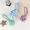 Dog Cat Interactive Chewing Rope Toy With Durable Cotton For Dental Cleaning And Engagement