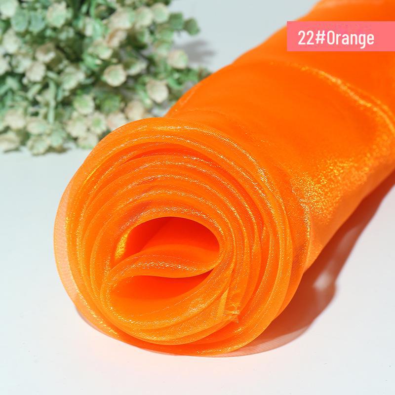 Verschlüsselter Glitzer-Organza Transparentstoff für Babykleider und Hochzeitsdekoration