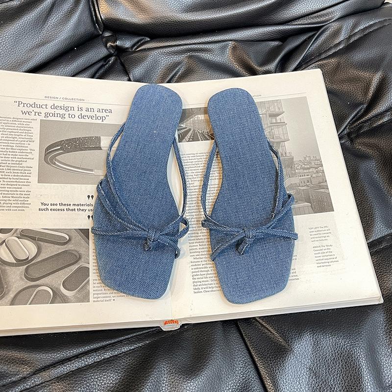 Summer Beach Flip Flop Women's Flats Slippers Comfort Slip On Slides Casual Dress Street Style Shoes